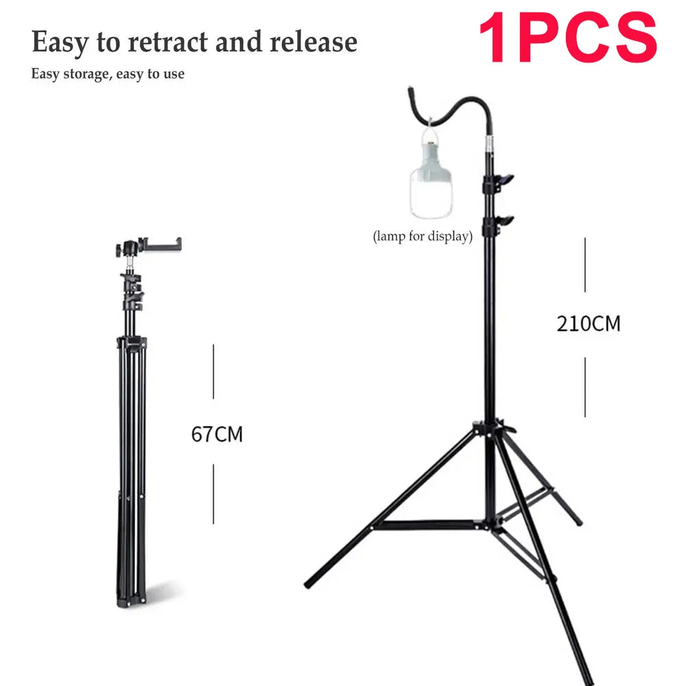 Camping Light Stand Adjustable Telescoping Tripod (light not included)