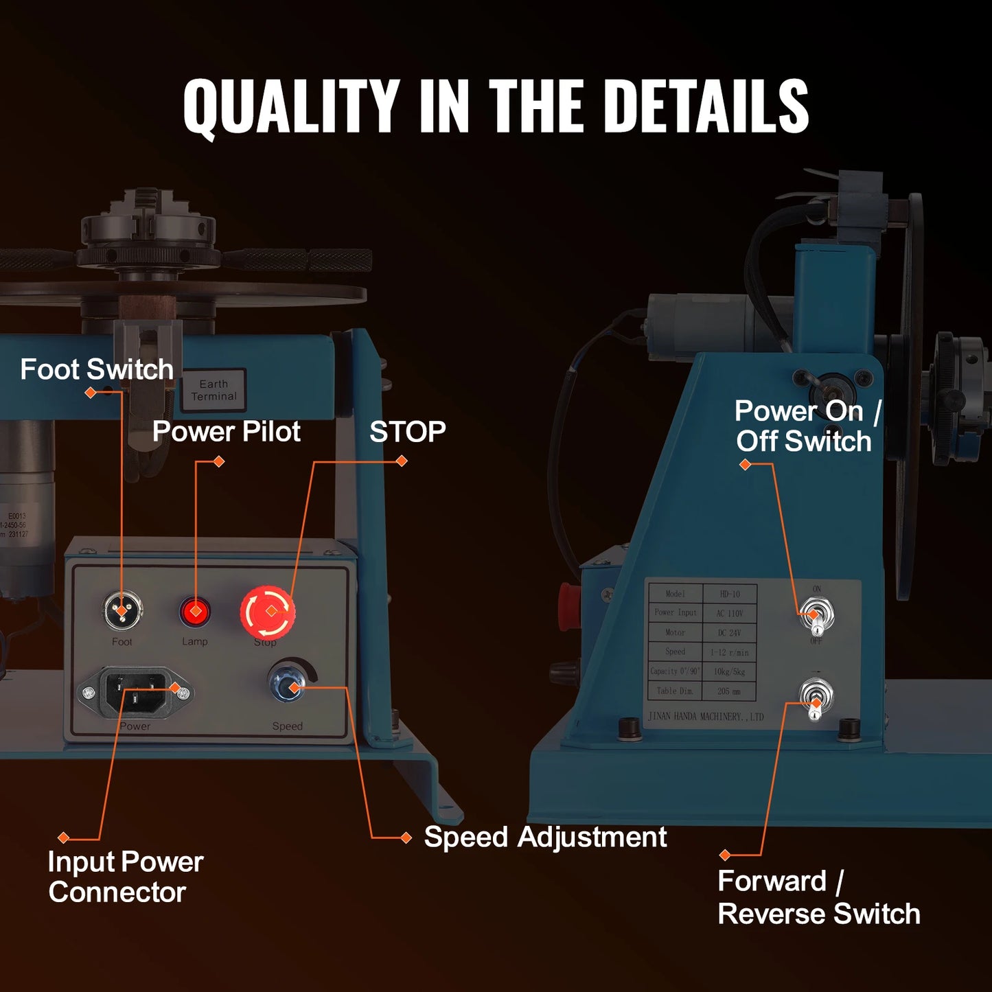 Rotary Welding Positioner