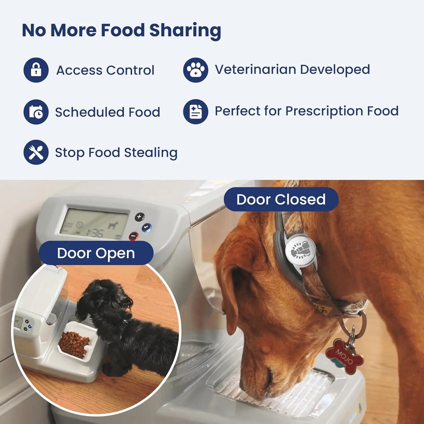 Automatic, Collar Activated Cat/Dog Feeder