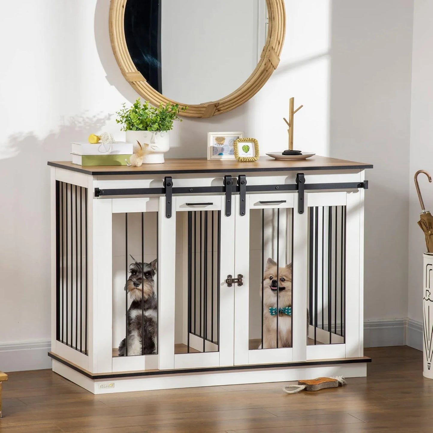 Dog Kennel Furniture with Divider