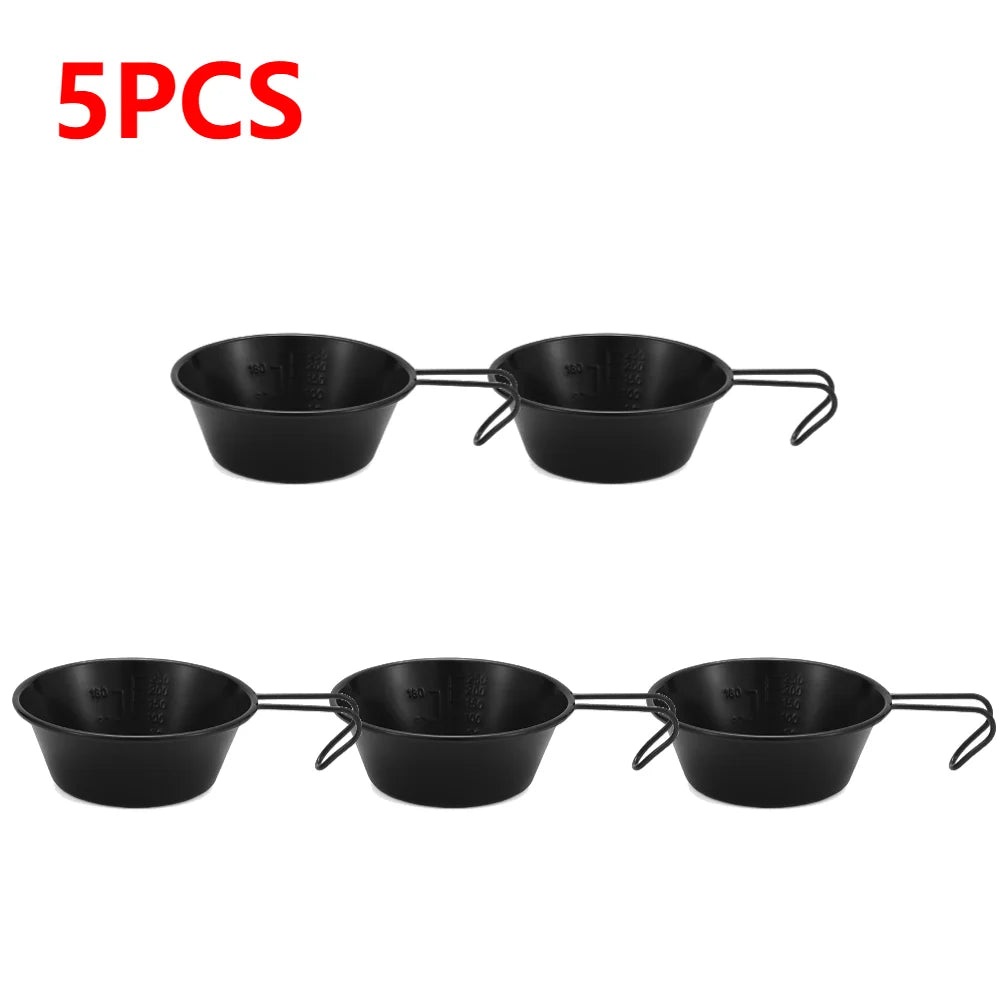 10-1pcs 300ML Camping Bowl With Handle