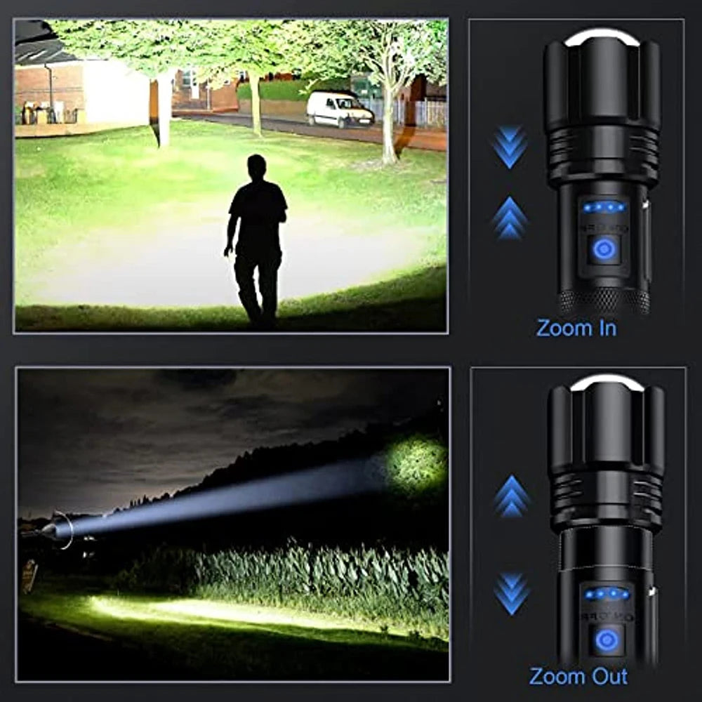 Rechargeable Led Flashlights Super Bright