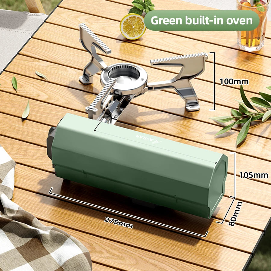 Portable Integrated Gas Card Stove