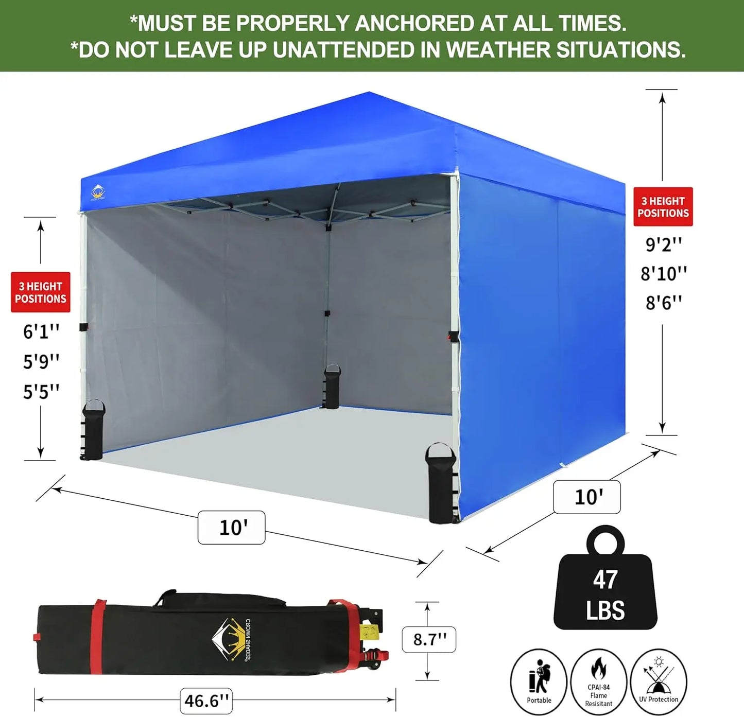 Instant Canopy Pop Up Tent