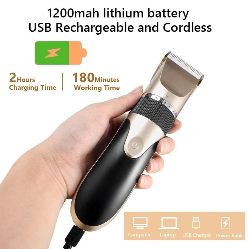 Professional Hair Clipper Rechargeable