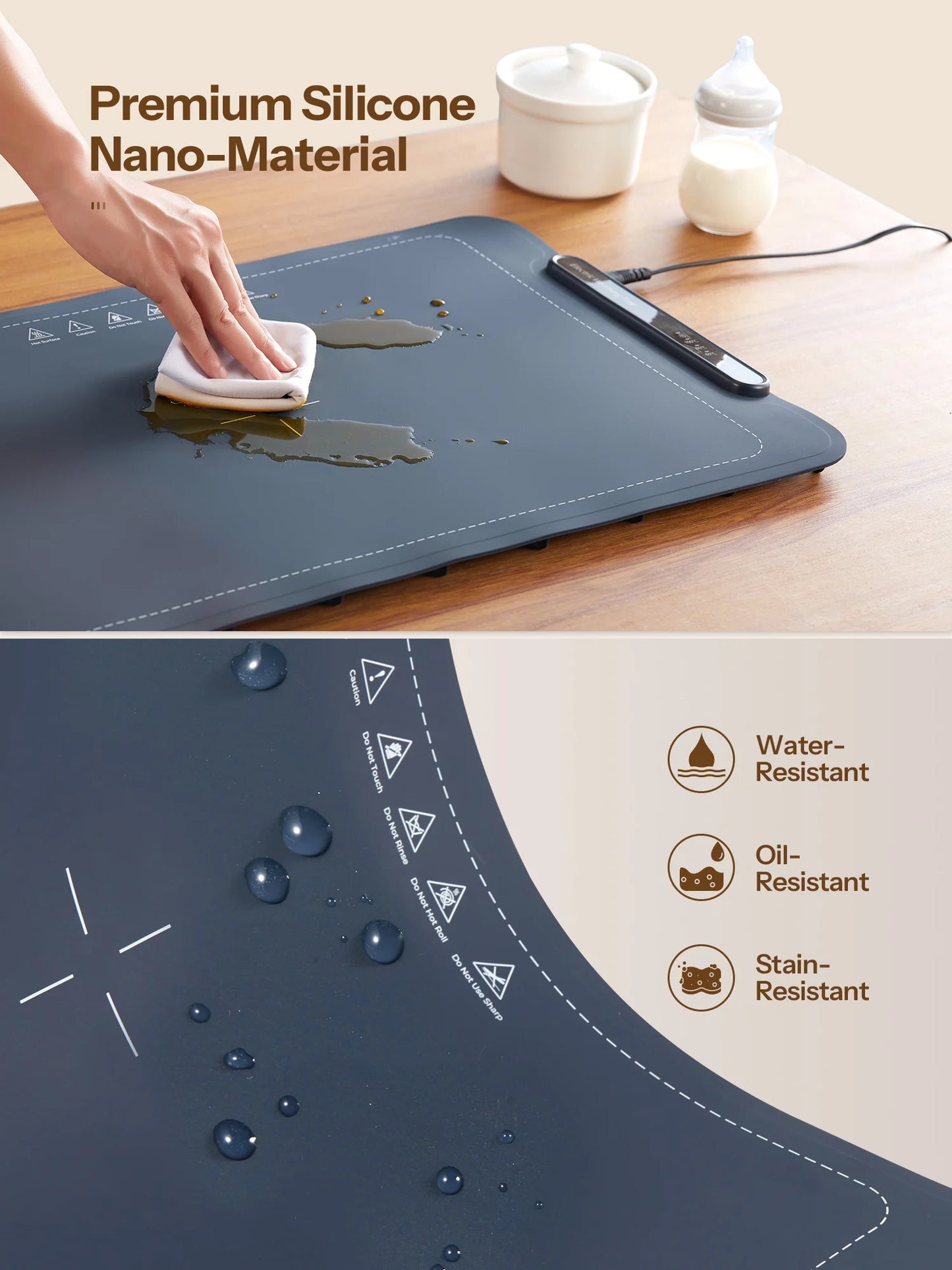 Full Surface Warming Mat for Food