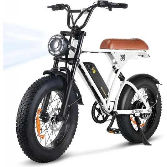 55miles moped style adults 20"Fat Tire ebike