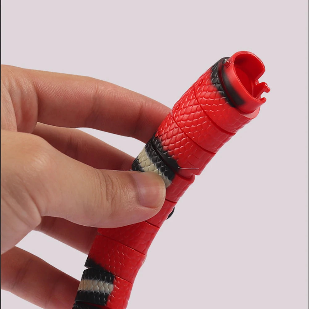 Smart Sensing Snake Toy for Cats