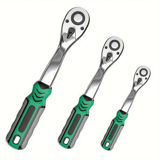 3-Piece Ratchet  Set, 1/4", 3/8", 1/2"