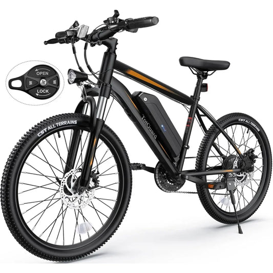 26" Ebike with Removable Battery