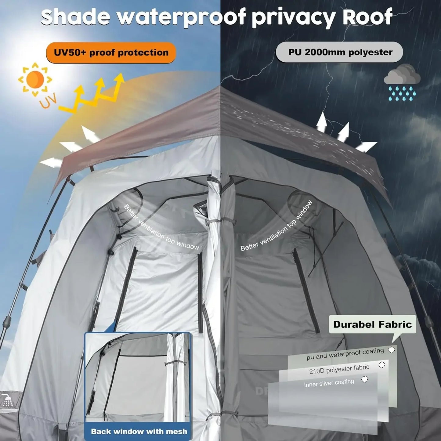 Deluxe Changing/Shower Tent