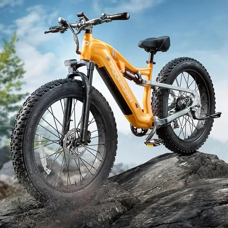 26" Fat Tire Full Suspension Ebike