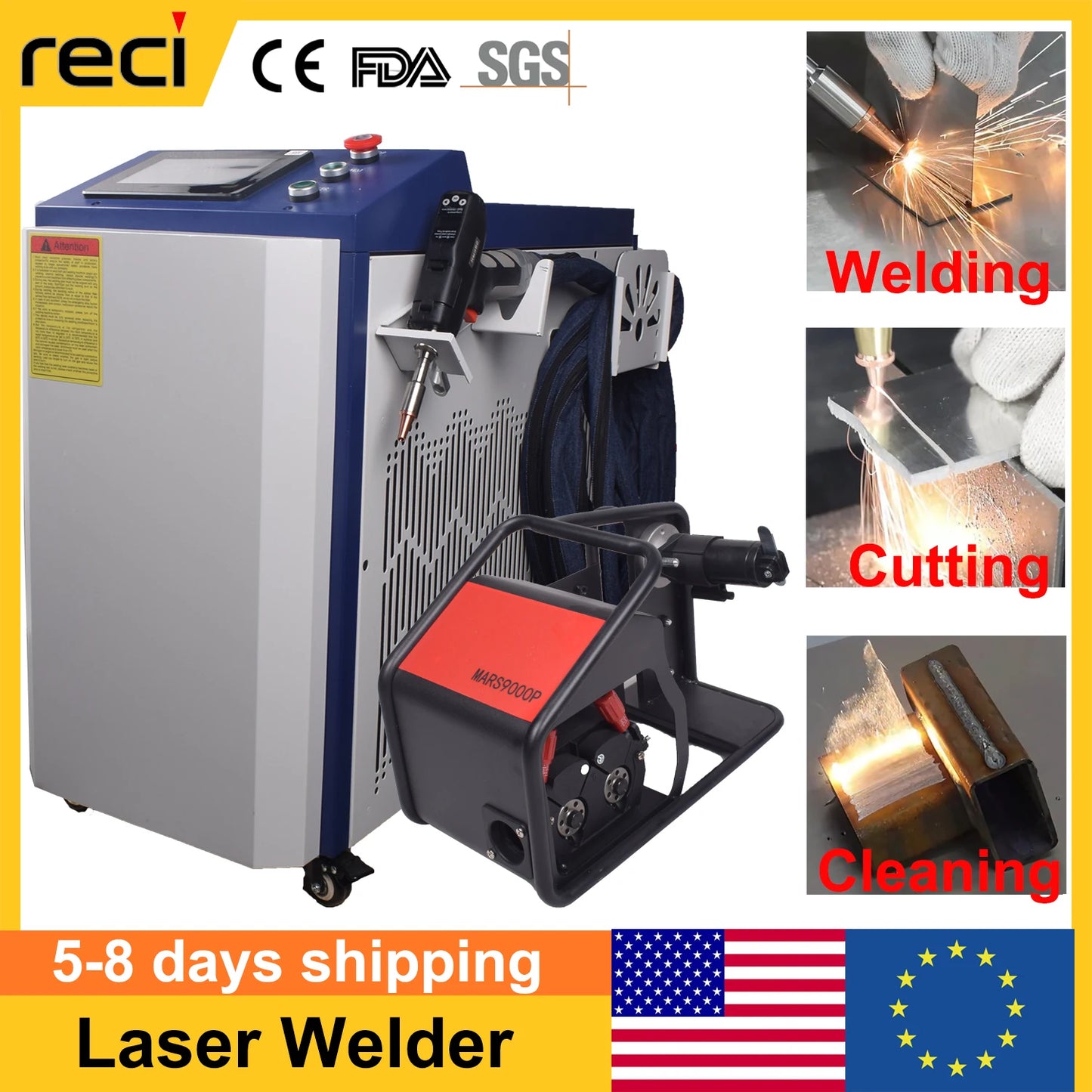 1500W Fiber Laser Welding Machine