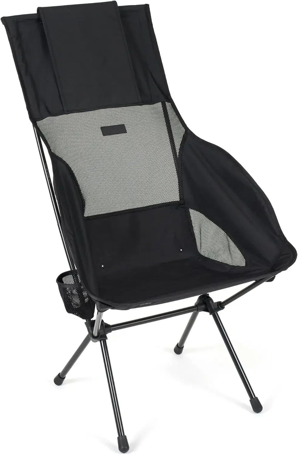 High-Back Collapsible Camp Chair, Blackout