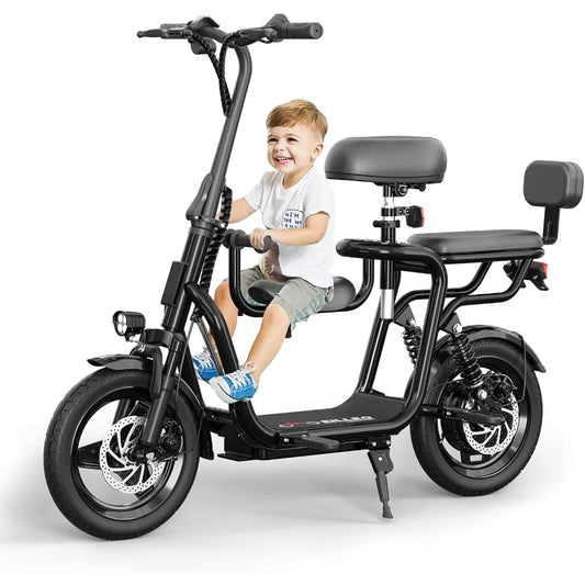 Electric Scooter with 3 Seats