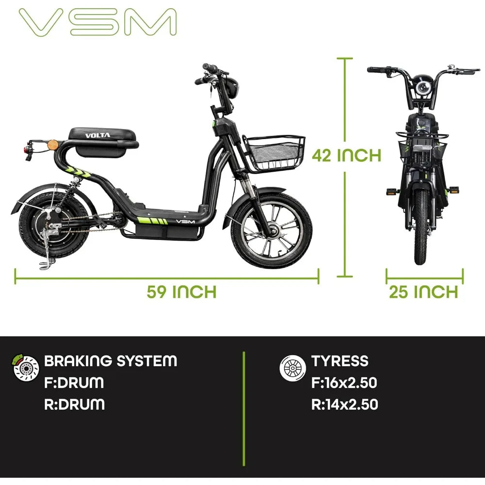 Scooter Style Commuter E-Bike