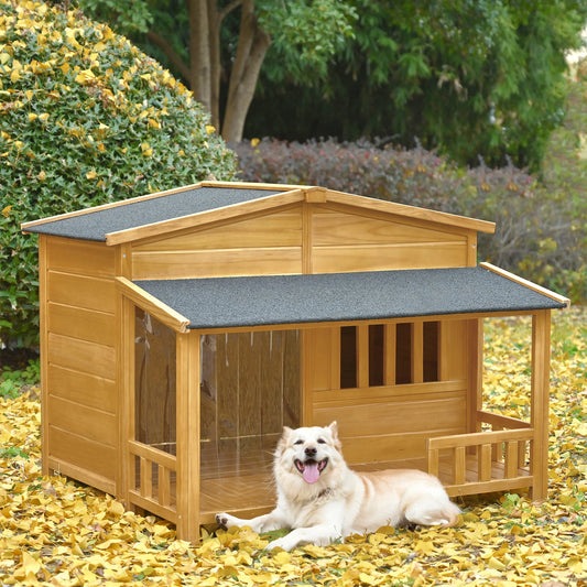 47.2" Large Wooden Dog House