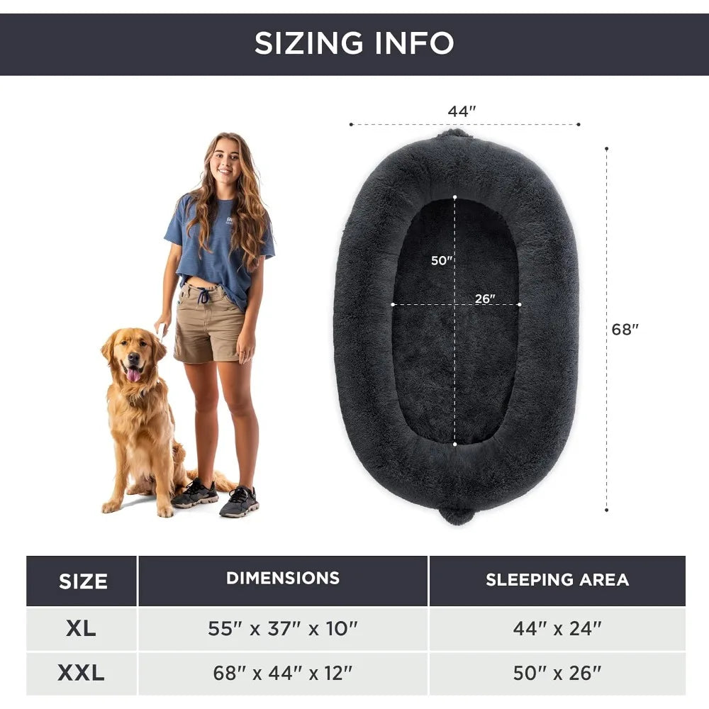 Calming Human Size Giant Dog Bed