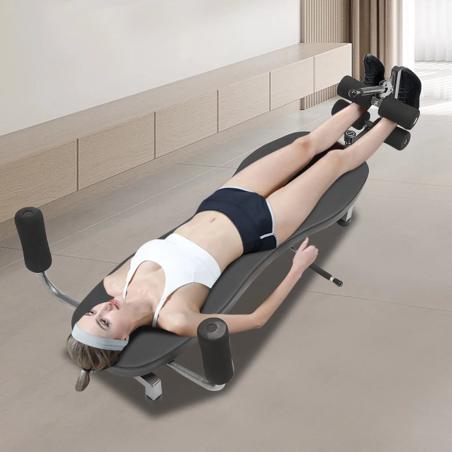 Lumbar Stretching Device/Traction Bed