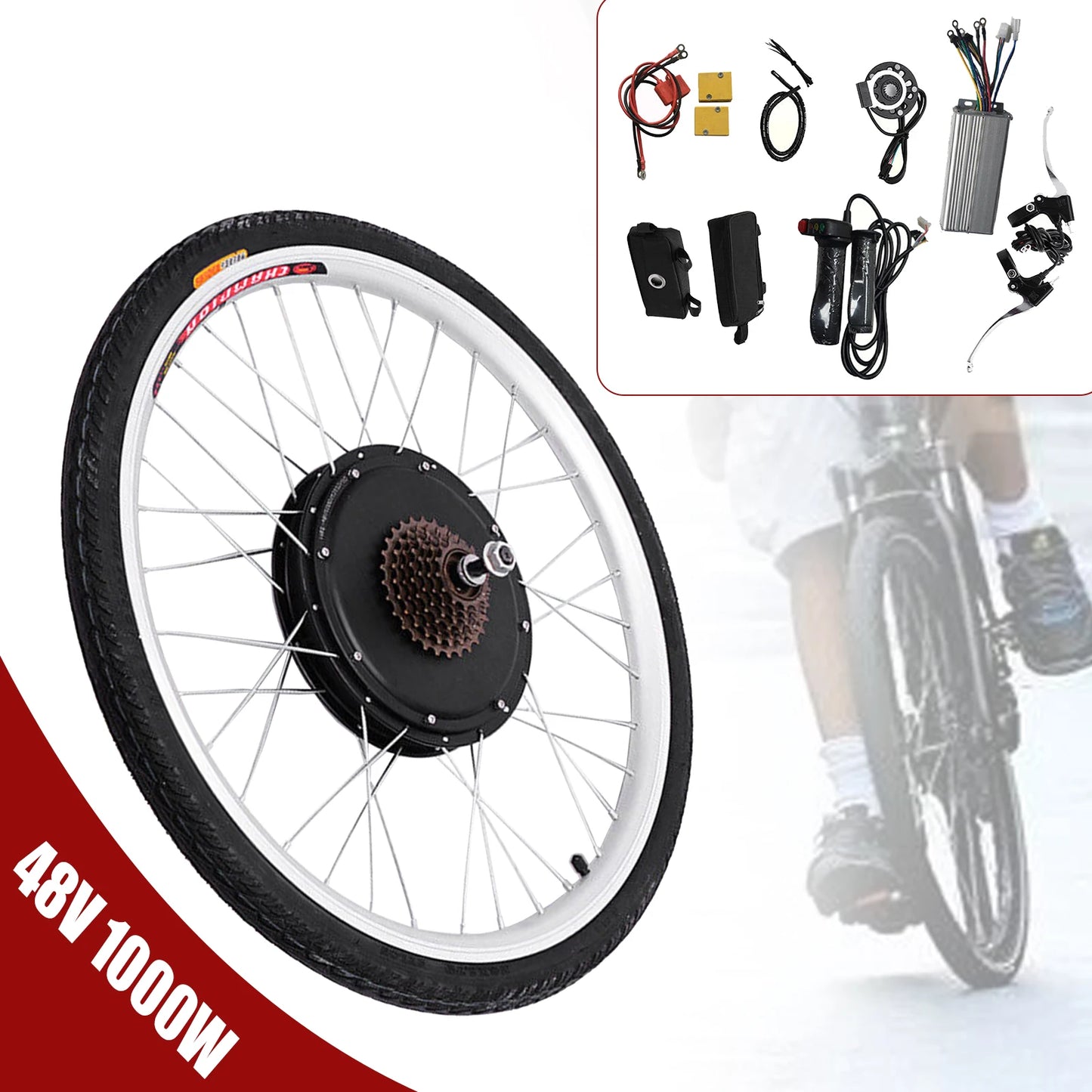 26 inch Electric Bike Motor Hub Conversion Set (battery not included)