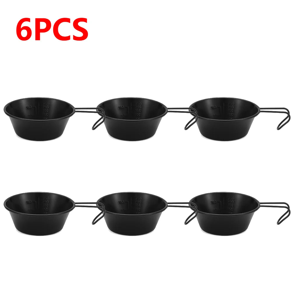 10-1pcs 300ML Camping Bowl With Handle