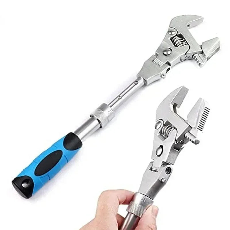 Multifunction 5 in1 10 Inch Adjustable Ratchet Wrench