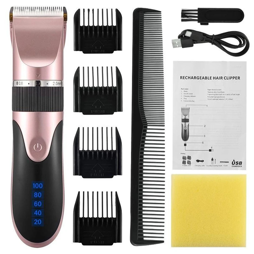 Professional Hair Clipper Rechargeable