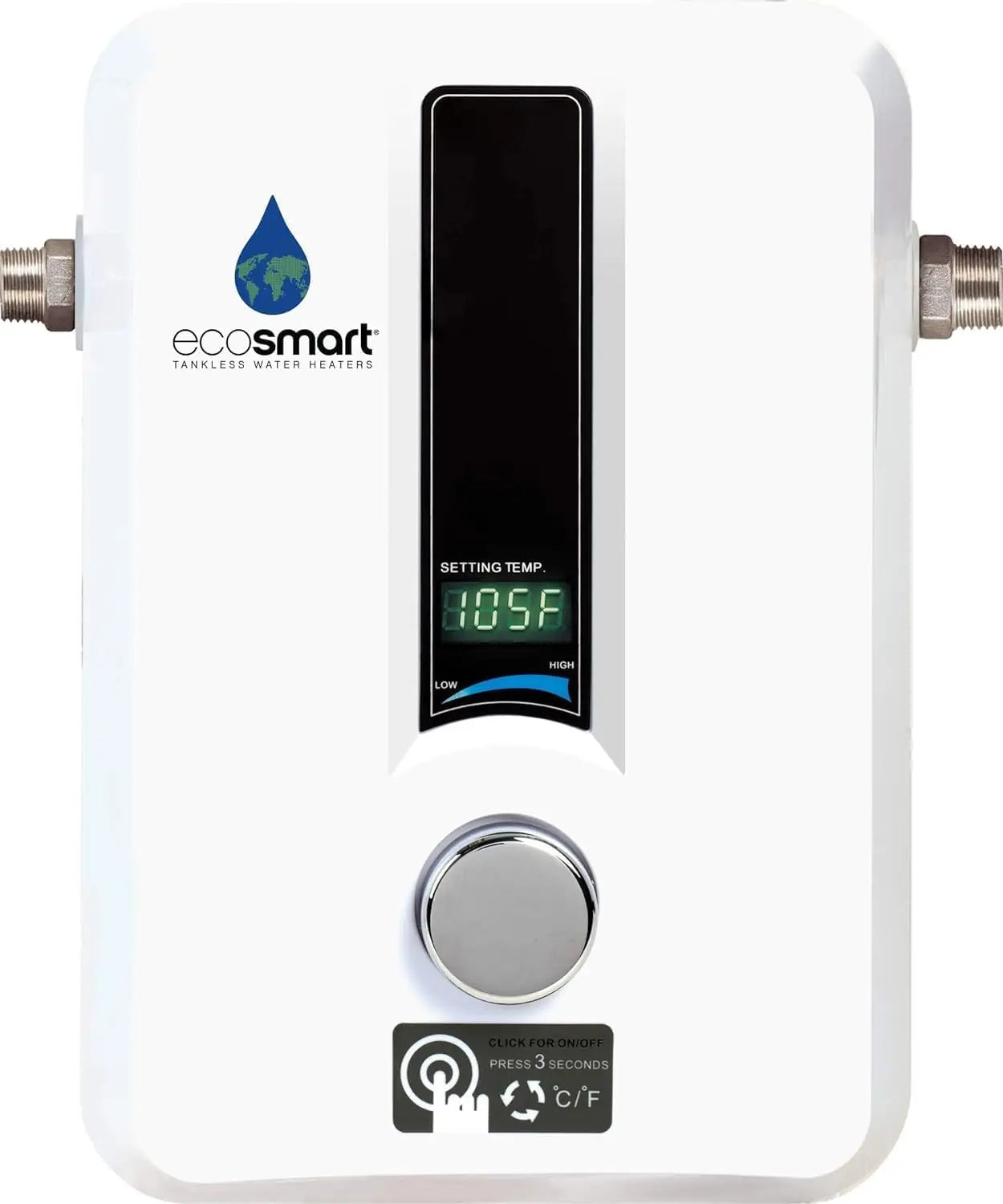 Electric Tankless Water Heater, 13KW at 240 Volts