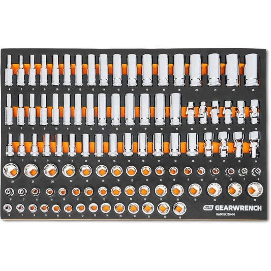 104 Piece 3/8” Drive Metric Socket Set