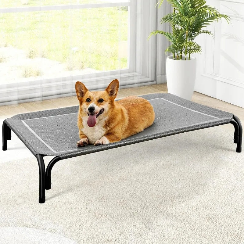 Elevated Dog Bed with Breathable & Washable Mesh