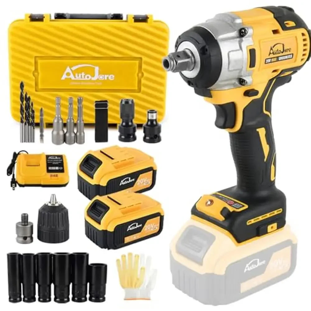 Electric Impact Wrench Set 1/2 Inch