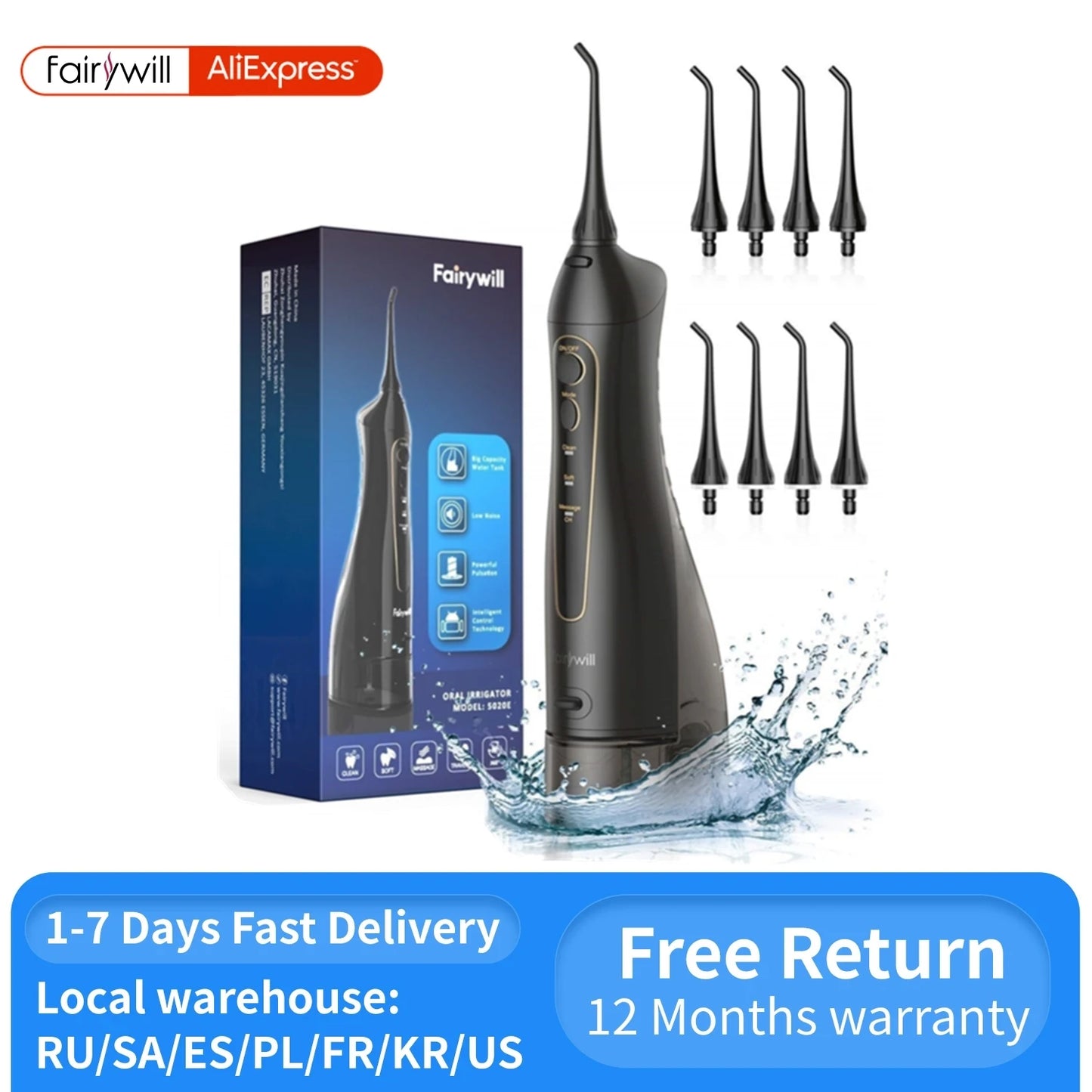 Portable Dental Water Flosser