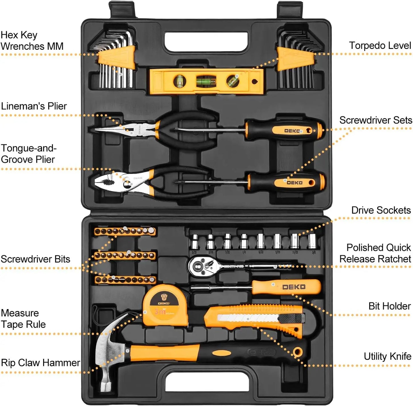 65 Piece Tool Set