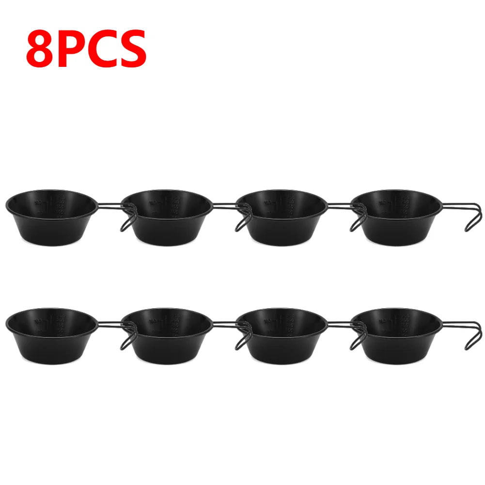 10-1pcs 300ML Camping Bowl With Handle