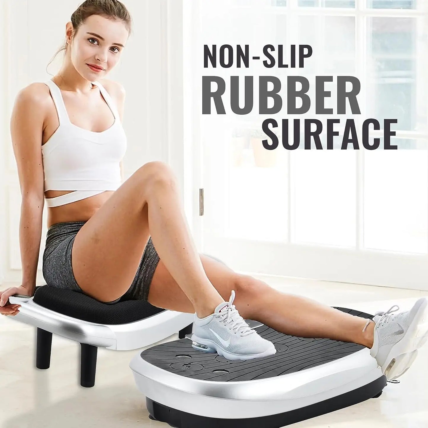 Whole Body Workout Vibration Platform w/Loop Bands