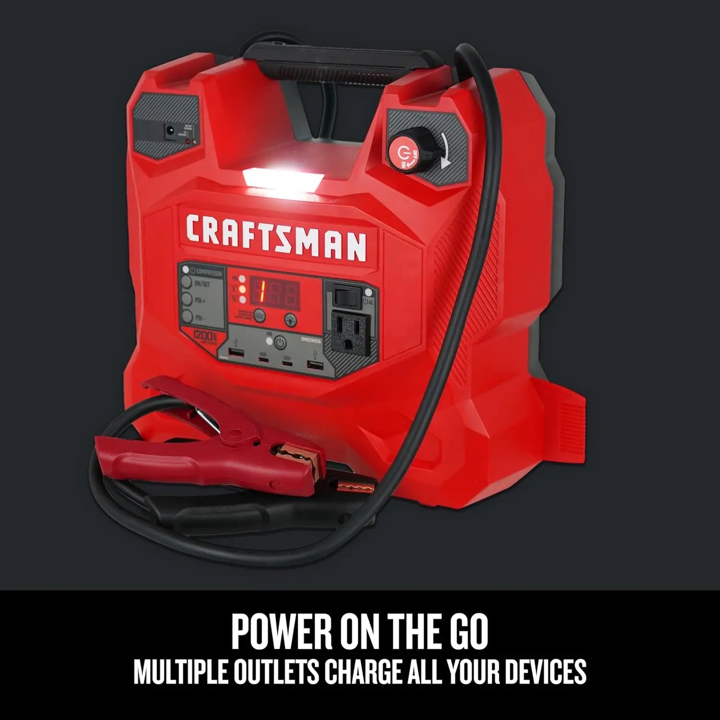 5-in-1 Jump Starter and Portable Power Station