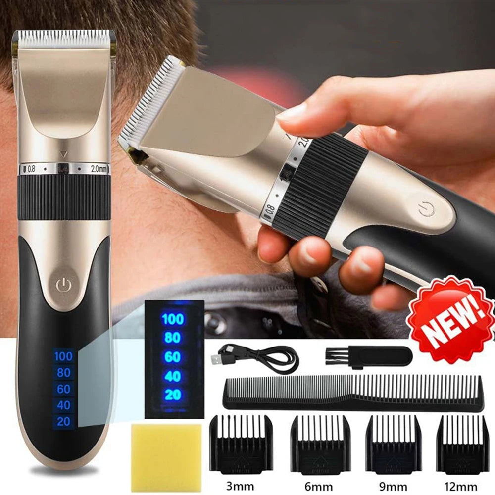 Professional Hair Clipper Rechargeable