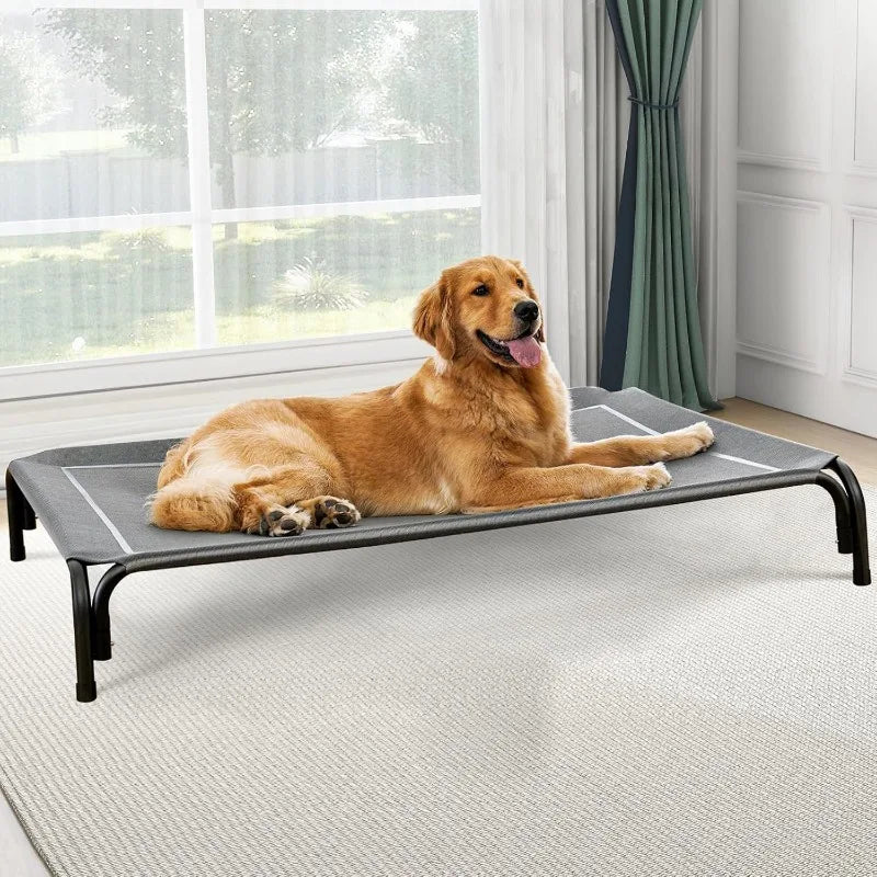 Elevated Dog Bed with Breathable & Washable Mesh