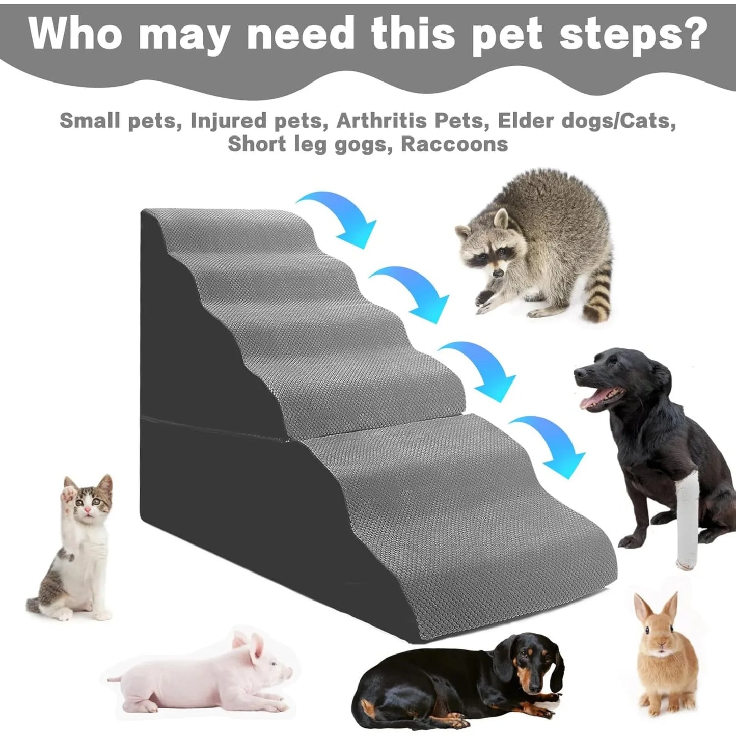 6-Step Pet Stairs