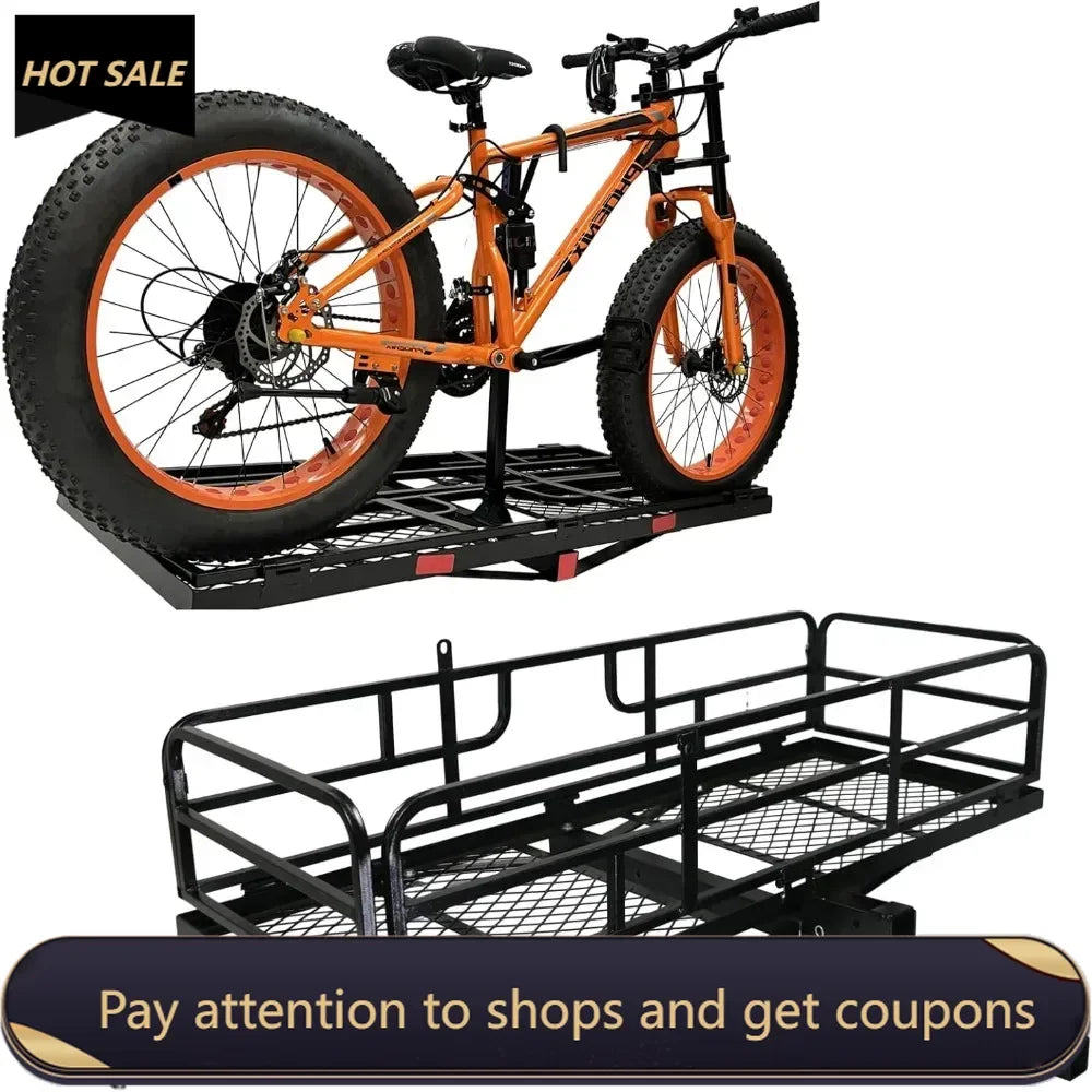 Hitch Mount Ebike Fat-Tire Heavy Duty Trailer