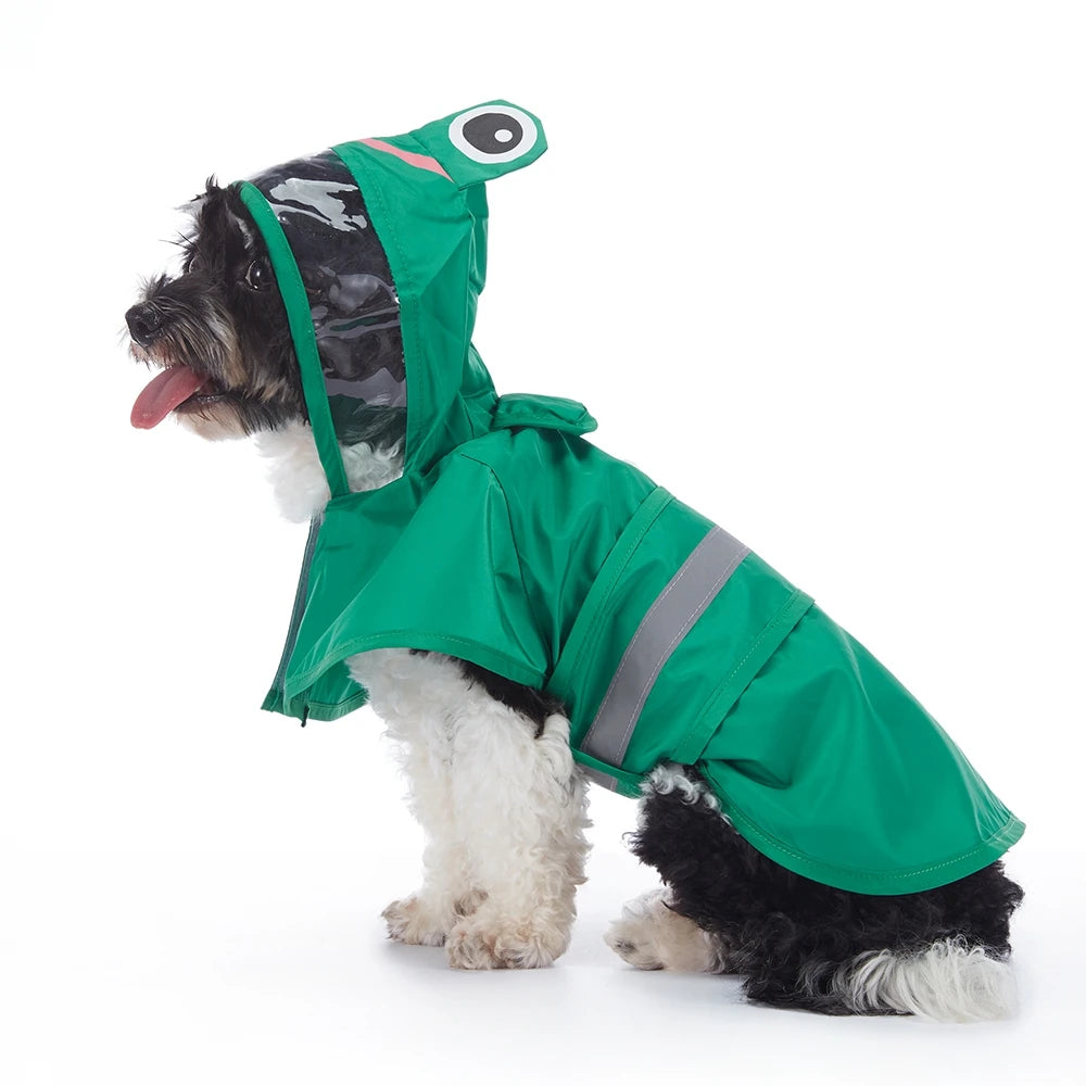 Fashionable Reflective Pet Dog Raincoat