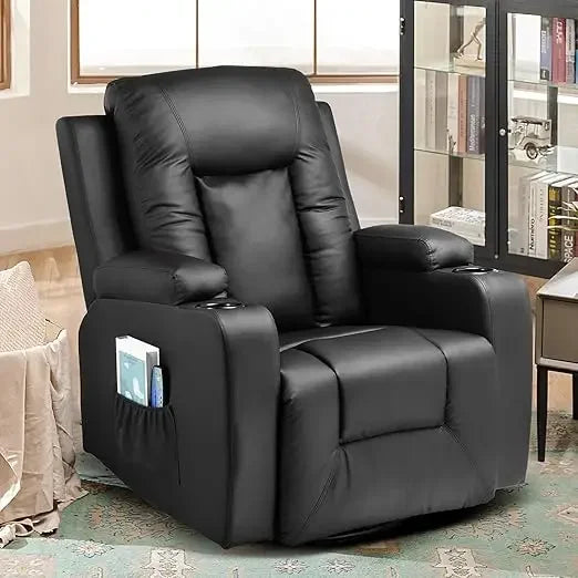 Swivel Recliner with Cup Holders