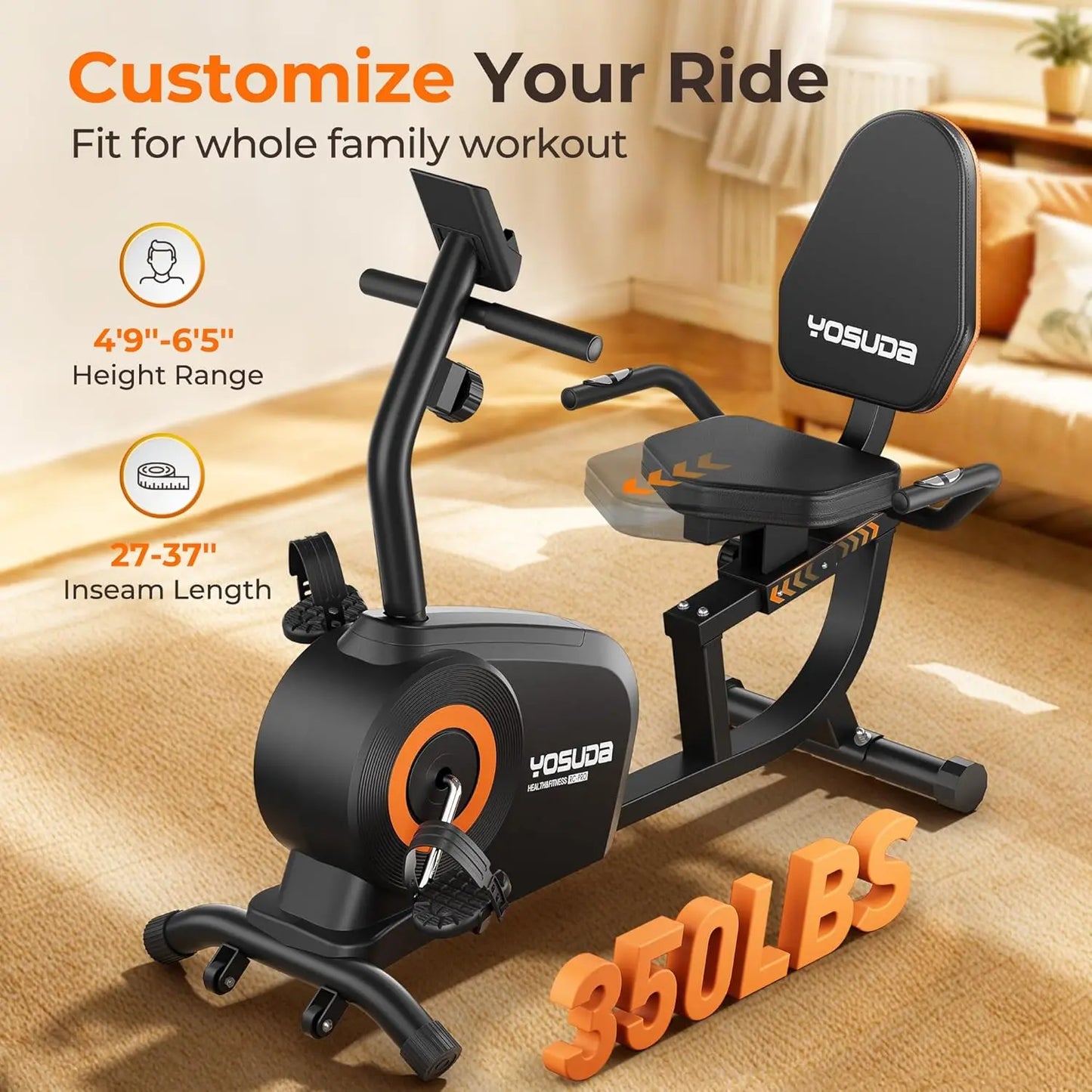 Recumbent Exercise Bike for Seniors