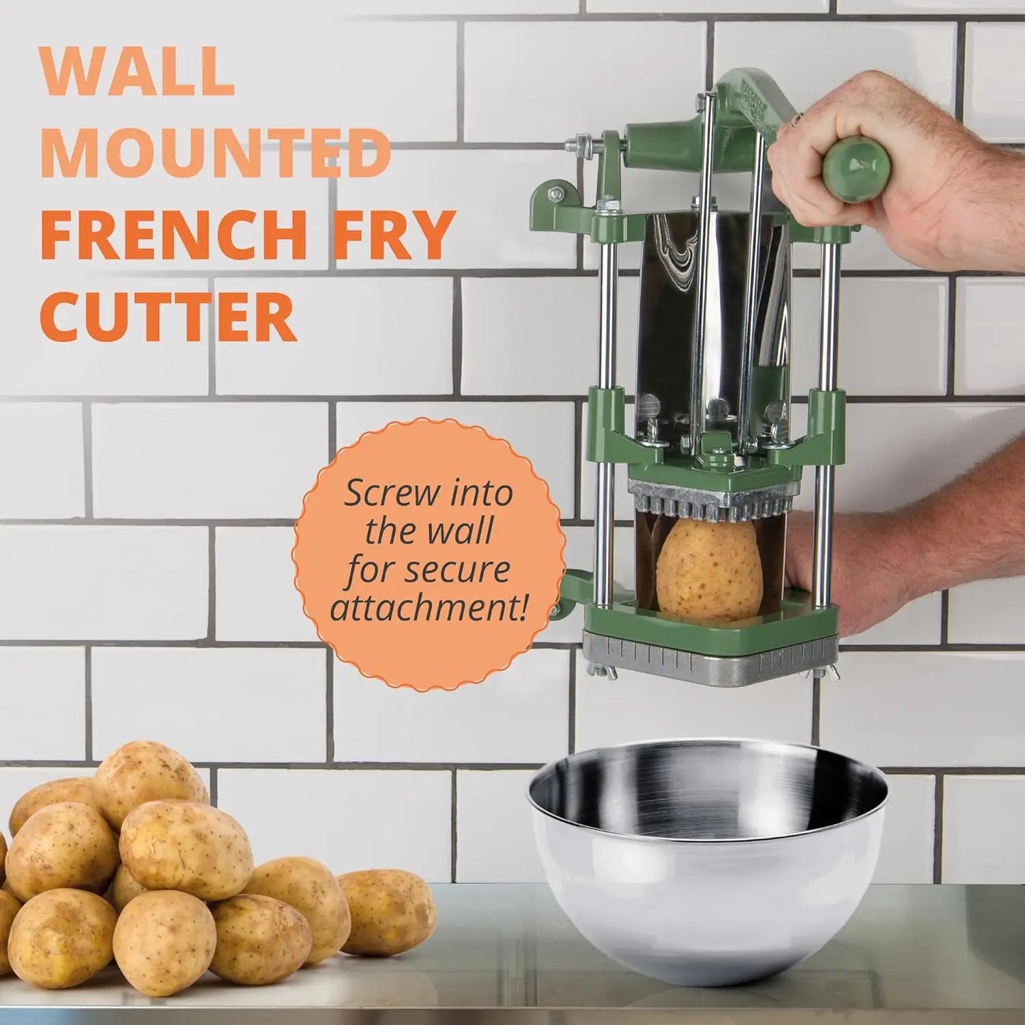 Commercial Grade French Fry Cutter,15 Pieces