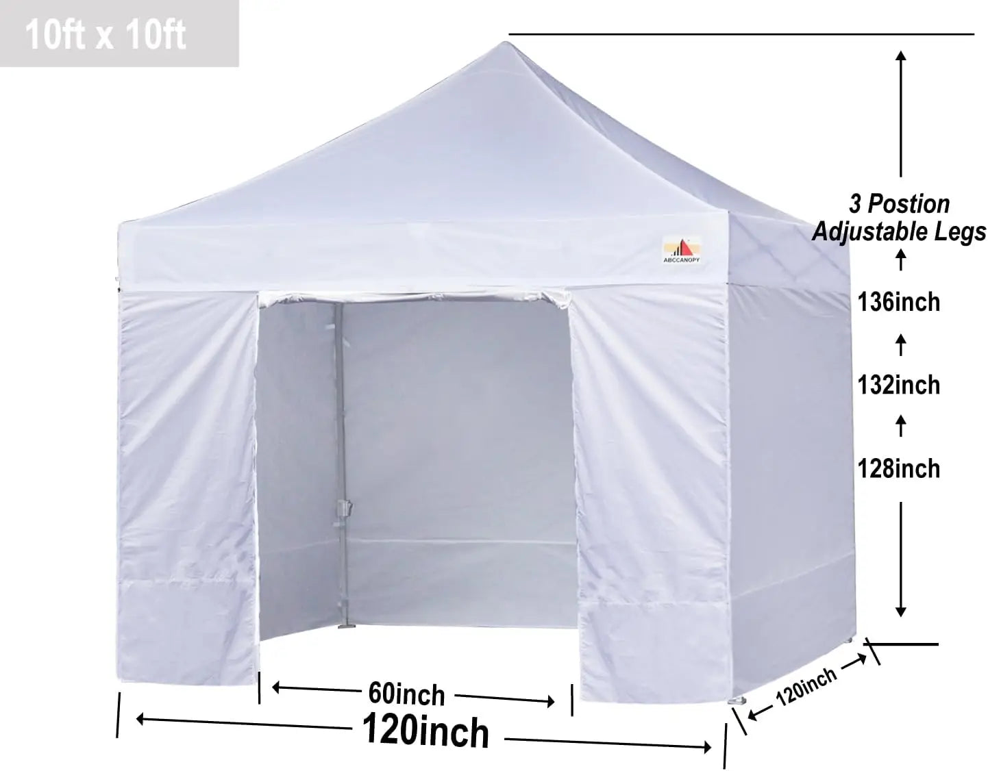 Canopy Tent with Sidewalls 10x10