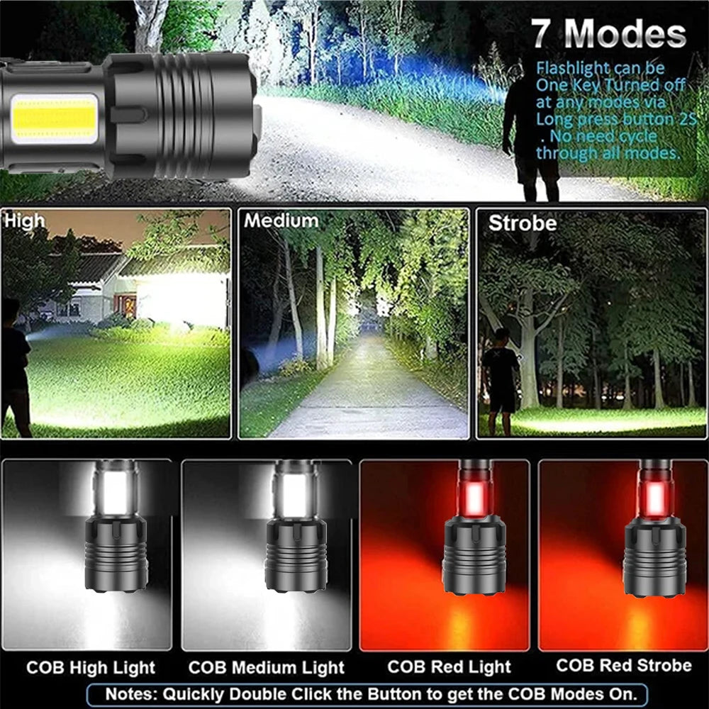 Rechargeable Led Flashlights Super Bright