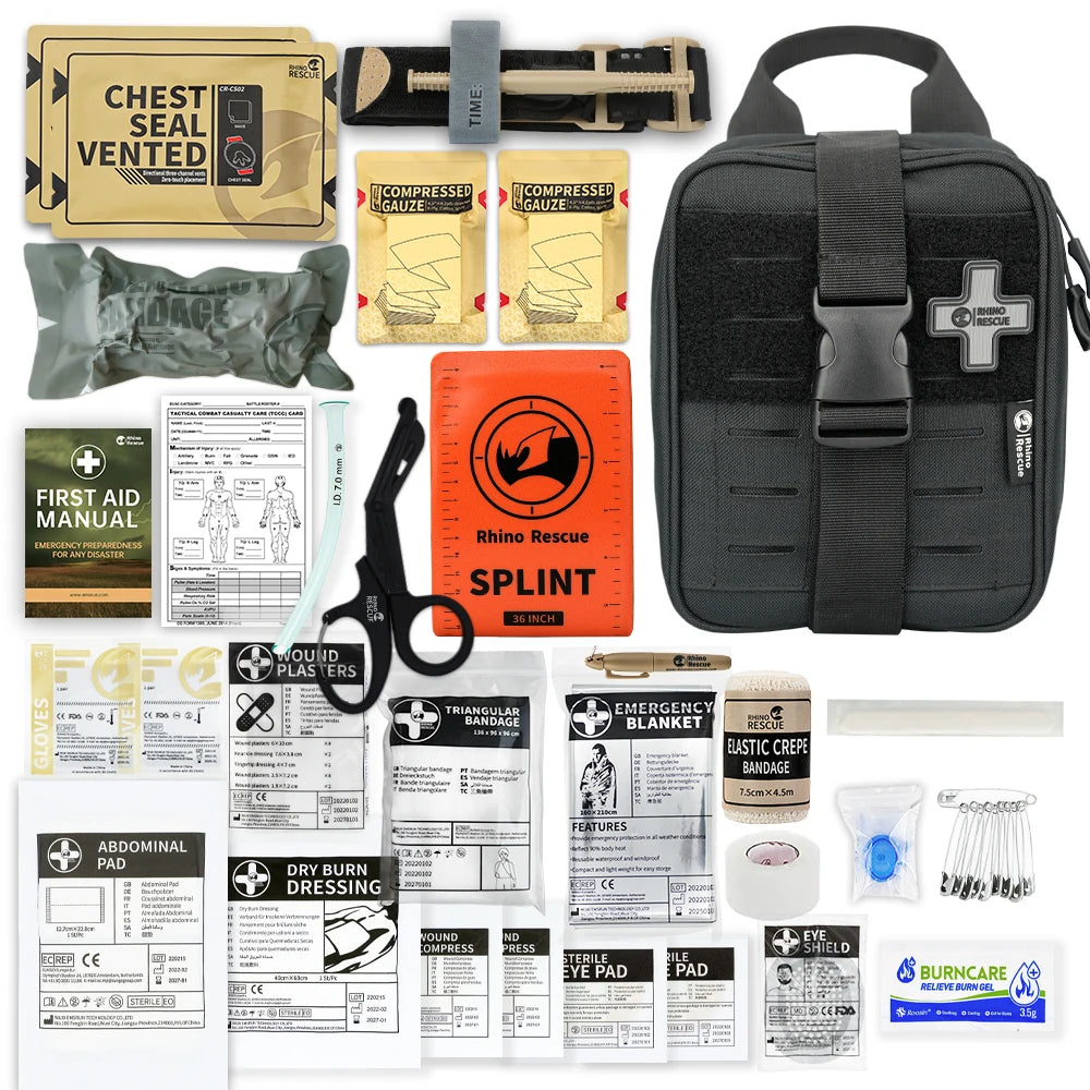 Trauma First Aid Kit  Camping, Emergency Survival Gear