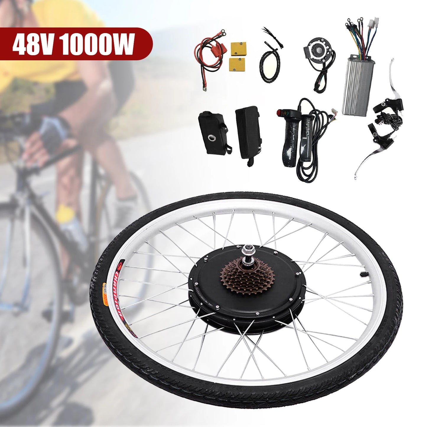 26 inch Electric Bike Motor Hub Conversion Set (battery not included)