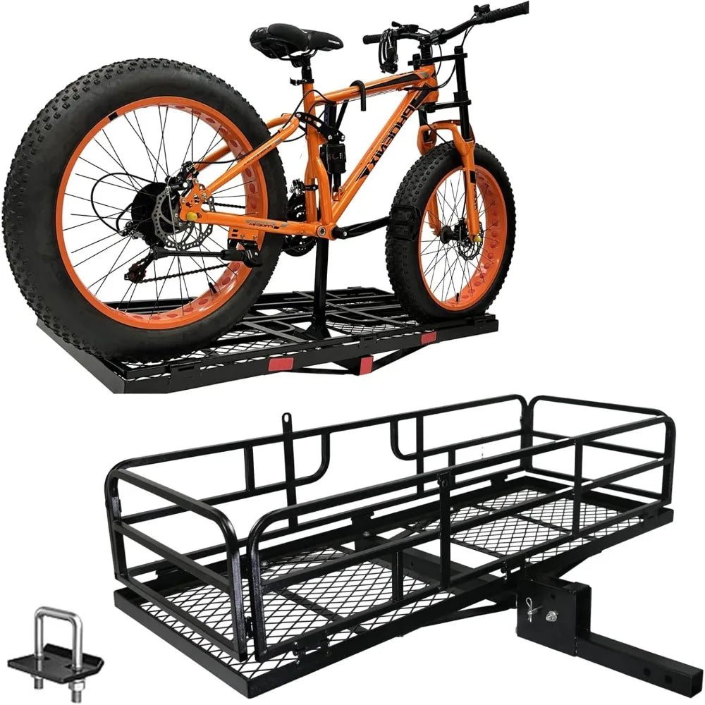 Hitch Mount Ebike Fat-Tire Heavy Duty Trailer