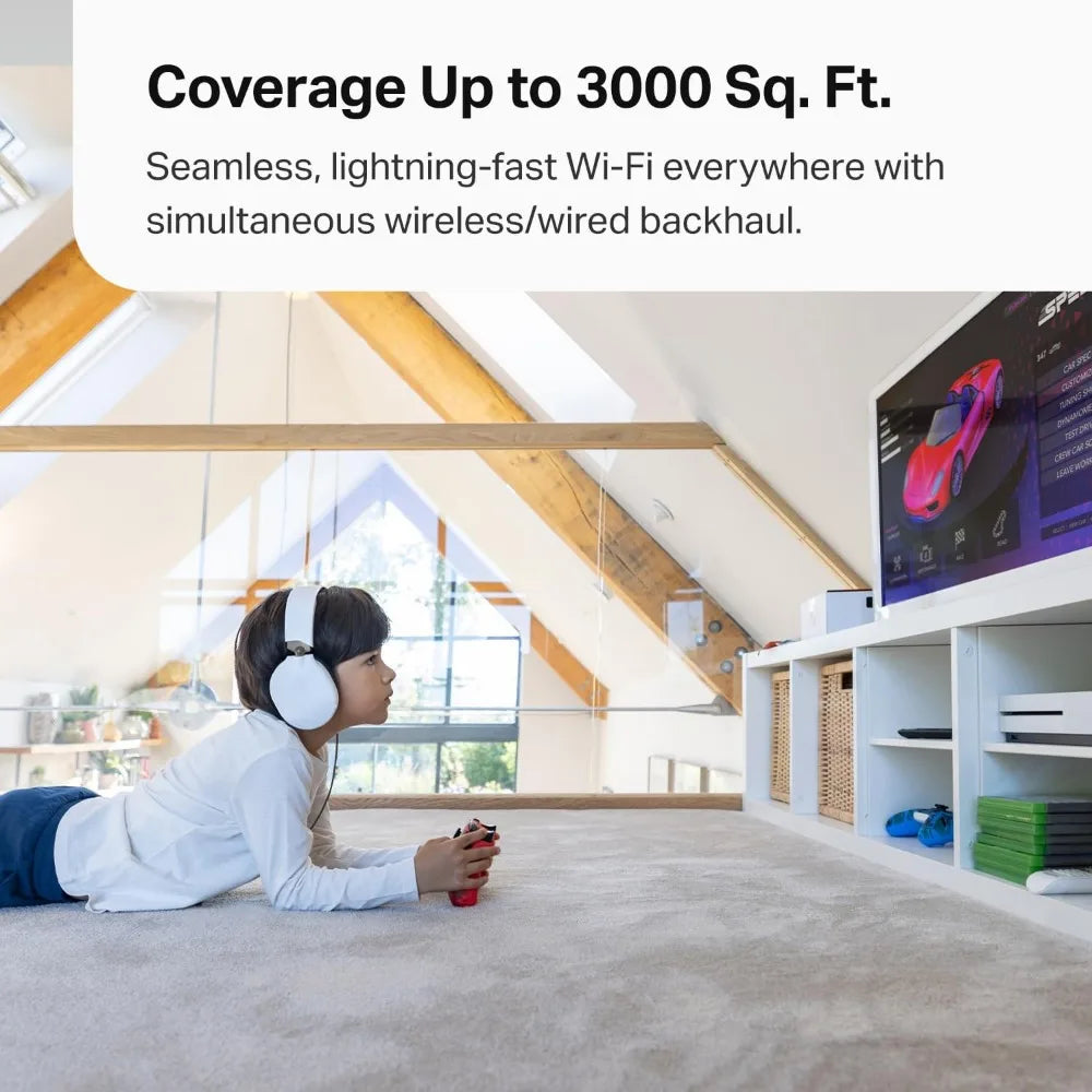 Tri-Band WiFi 7 BE10000 Whole Home Mesh System